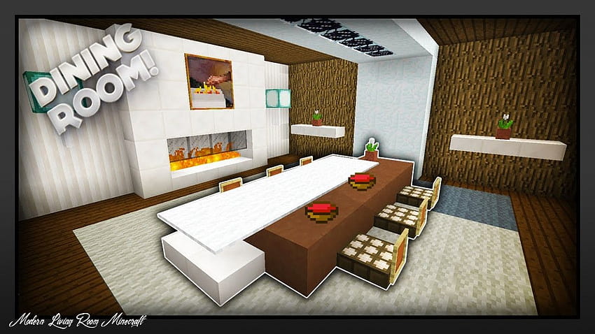 Minecraft Modern Living Room Design