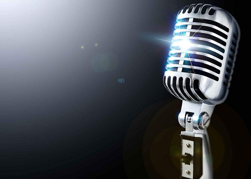 Singing microphone and backgrounds HD wallpapers | Pxfuel