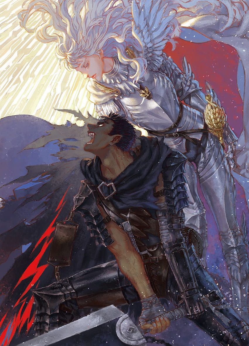 guts and griffith, berserk griffith HD phone wallpaper