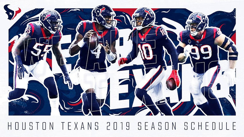 2021-2022 Houston Texans Wallpaper Schedule