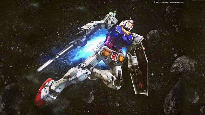 Live RX 78 2 Gundam Space, rx78 HD wallpaper