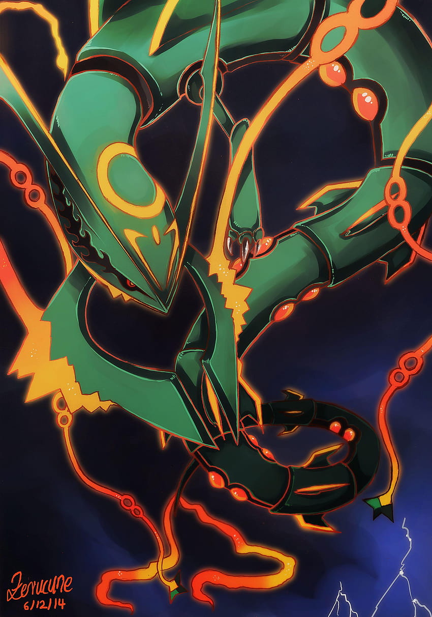 Rayquaza Pokémon 1080P 2K 4K 5K HD wallpapers free download  Wallpaper  Flare