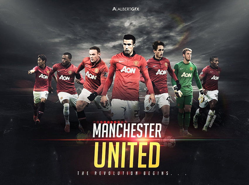Manchester United 2014 2015 Ander Herrera HD duvar kağıdı