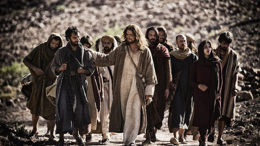THE ALKITAB seri drama agama yesus kristus kristen, yesus dengan orang-orang Wallpaper HD