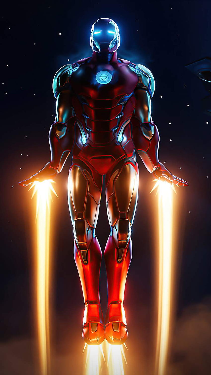 Iron Man iPhone X, estetyka Iron Mana Tapeta na telefon HD