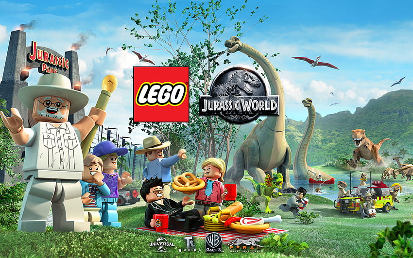 LEGO® Jurassic World™ untuk Mac, dunia lego jurassic Wallpaper HD
