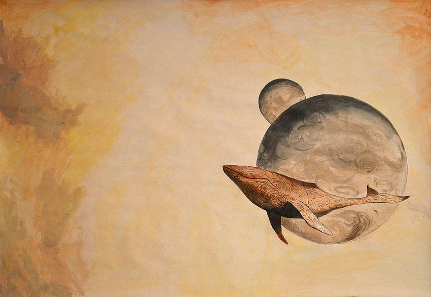 gojira flying whales HD wallpaper