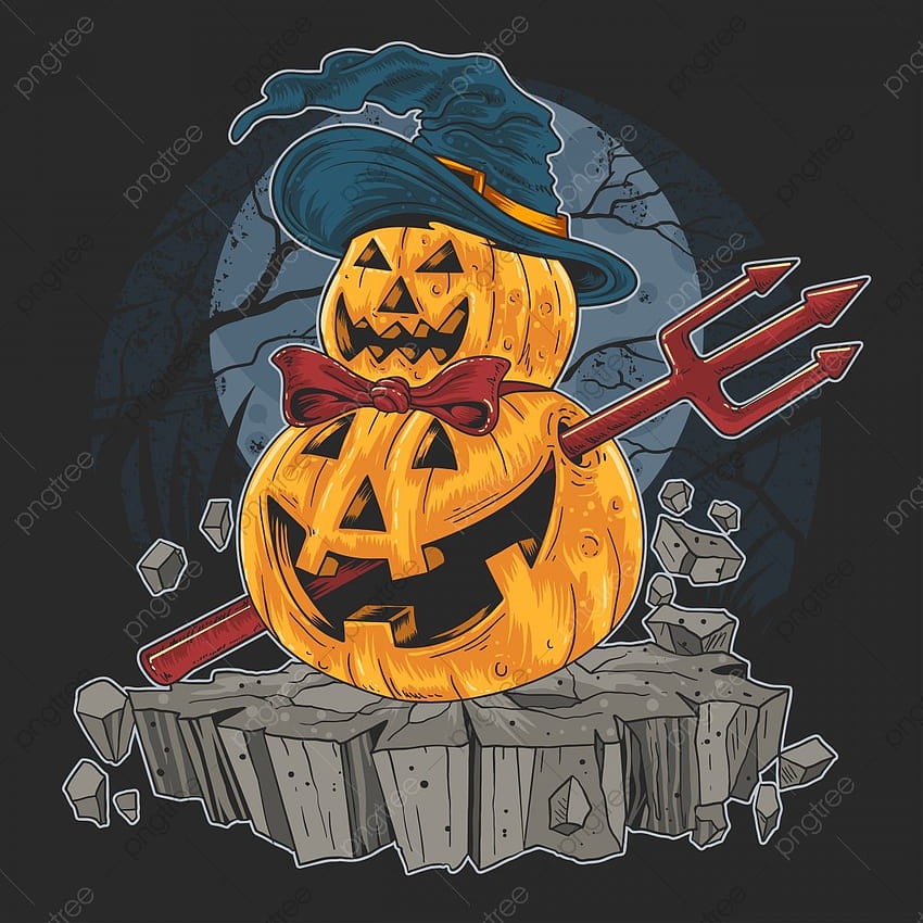 Pumpkin Halloween Devil Artwork Vector, Art, Autumn, Backgrounds PNG and Vector with Transparent Backgrounds for, halloween devil fire HD phone wallpaper