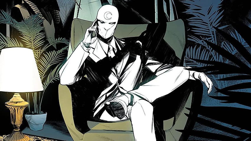 Moon Knight wears Mr Knight suit and tie in a new promotional, moon knight suit HD wallpaper