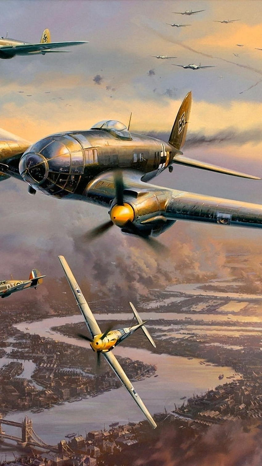aviões da segunda guerra mundial Papel de parede de celular HD