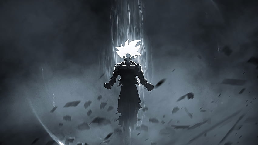 Dragon Ball Super, Son Goku, White Hair, Power HD тапет