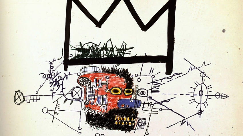 For Jean Michel Basquiat Crown HD wallpaper