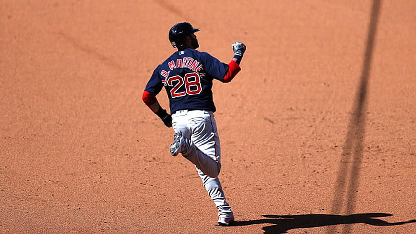 Red Sox slugger J.D. Martinez hits three home runs vs. Orioles as