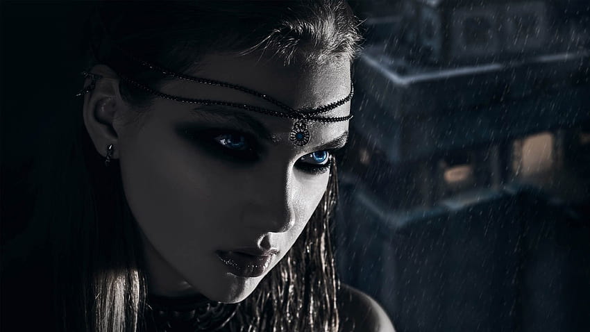 fantasy vampire women cg digital art face eyes, eyes women HD wallpaper