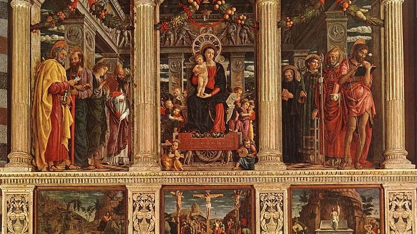 Altarpiece Italian Renaissance Andrea Mantegna Art [1606x1080] for your , Mobile & Tablet, italian art HD wallpaper