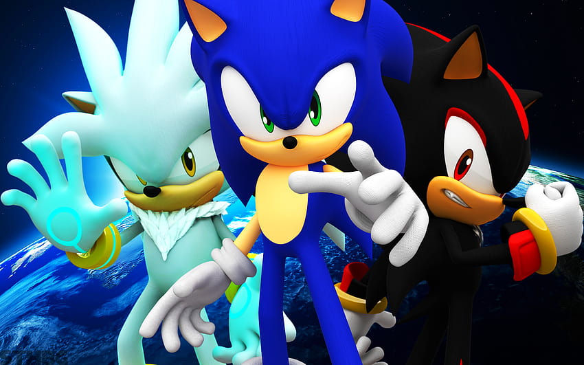 4 Sonic Shadow and Silver, sonic and shadow HD wallpaper