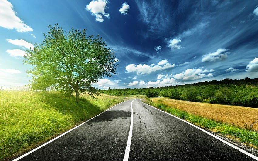 Road Znajdź najlepszą najnowszą wersję Road na swój komputer, piękna droga Tapeta HD