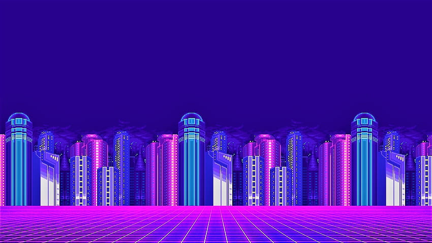 Neon City Vaporwave, high resolution vaporwave computer HD wallpaper |  Pxfuel
