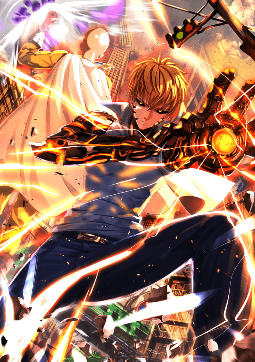 One Punch Man, Genos / and Mobile, genos anime HD phone wallpaper