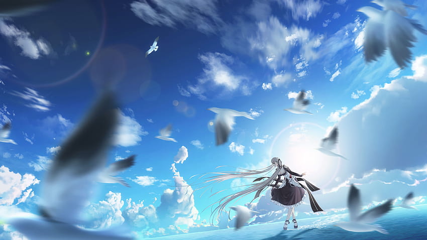 Formidable Azur Lane Anime girl, anime water HD wallpaper