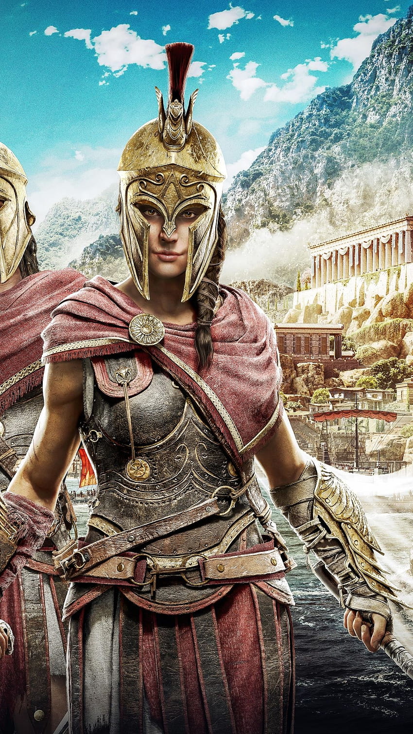 Alexios And Kassandra Assassins Creed Odyssey HD phone wallpaper