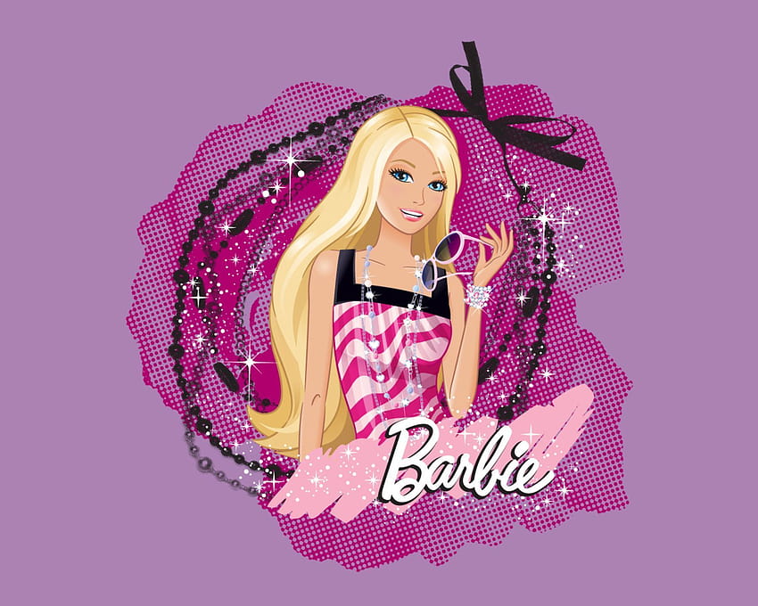 Desenho da Barbie papel de parede HD