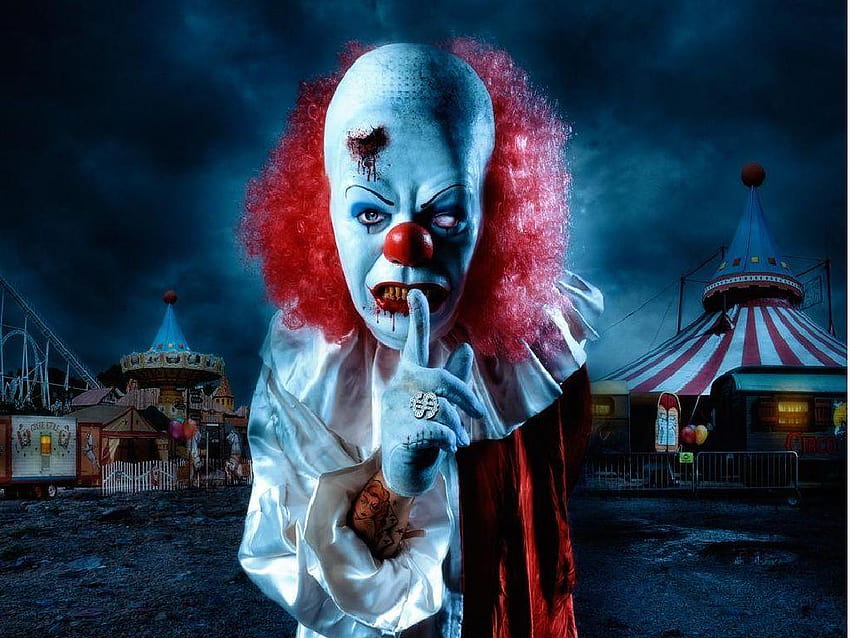 For > Evil Killer Clowns, psycho clown HD wallpaper