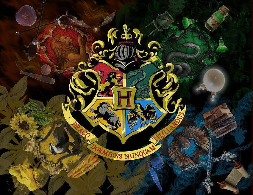 Alta risoluzione di Harry Potter ~ Sdeer, stemma di Hogwarts Sfondo HD