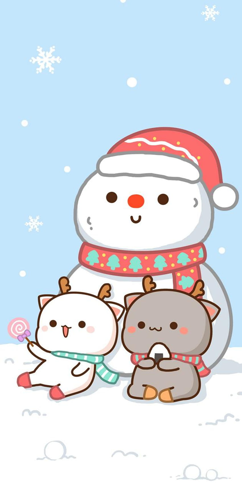 Cute Christmas by HetaGirlHeart, telefone kawaii de natal Papel de parede de celular HD