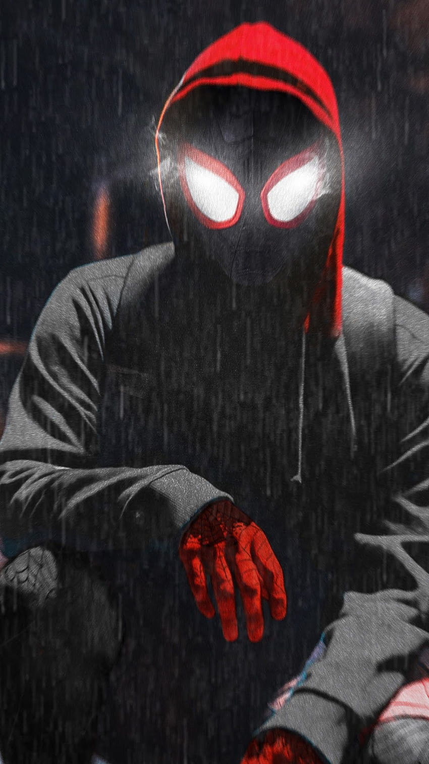 333758 Miles Morales, Spider, spider man into the spider verse phone HD phone wallpaper