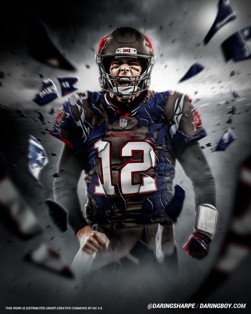 Tom Brady, Tampa Bay Buccaneers im Jahr 2020, Tom Brady Buccaneers HD-Handy-Hintergrundbild