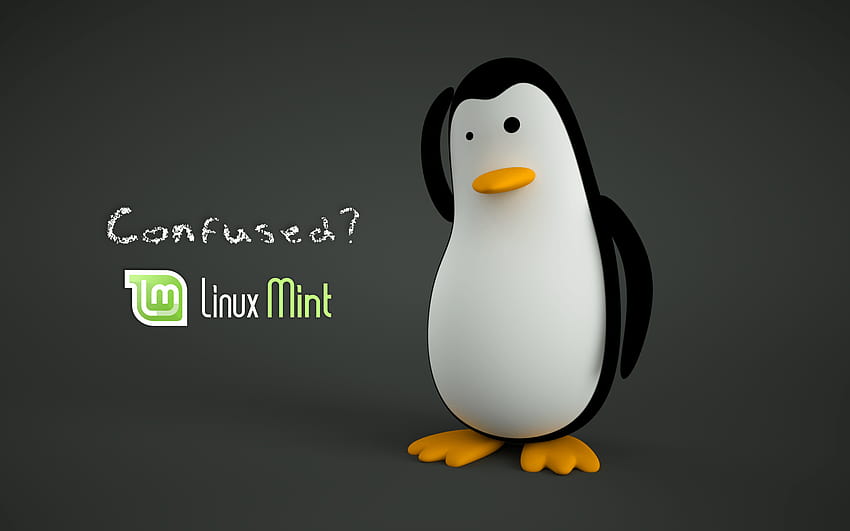1 Linux Mint, confuso papel de parede HD