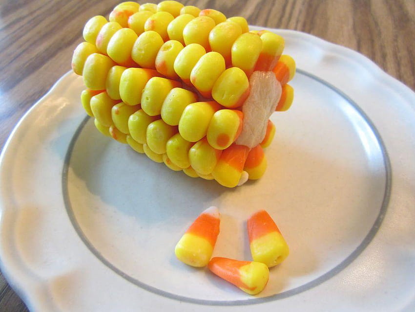 Candy Corn on the COB!, halloween cute candy corn HD wallpaper