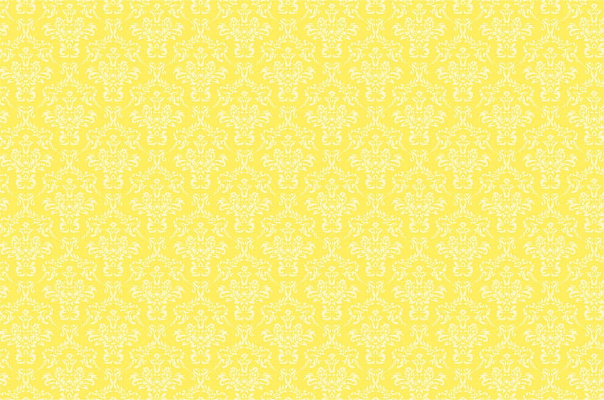 Damask Pattern Backgrounds Yellow Stock, latar belakang kuning Wallpaper HD