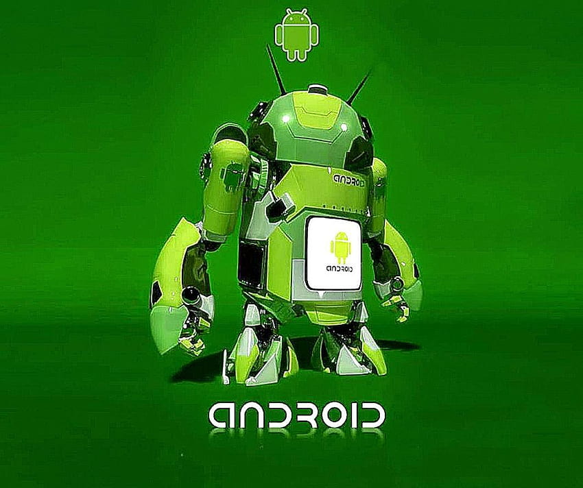 Android Robot Logo, super robô papel de parede HD