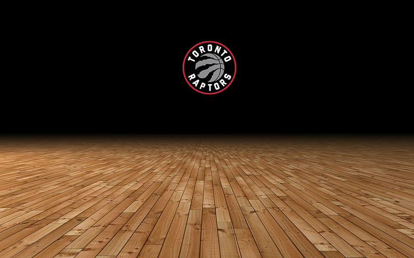NBA Toronto Raptors Logo Cancha de baloncesto 2016 en fondo de pantalla