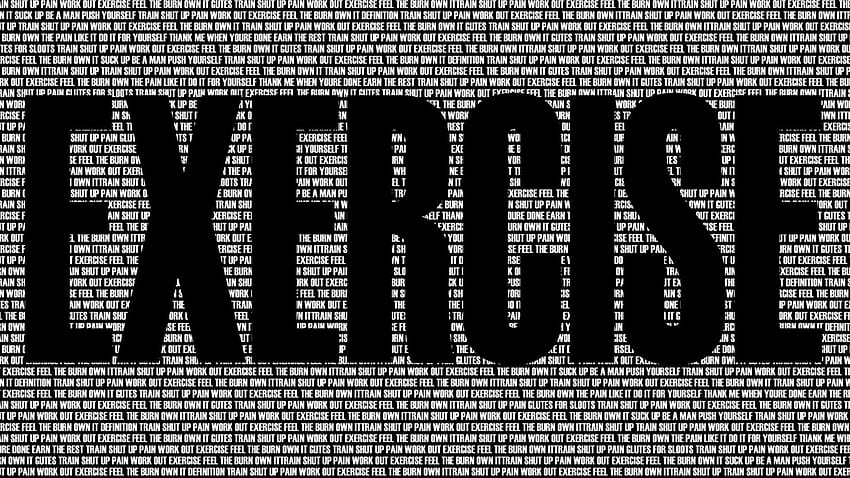 black and white typography exercises workout motivation HD wallpaper