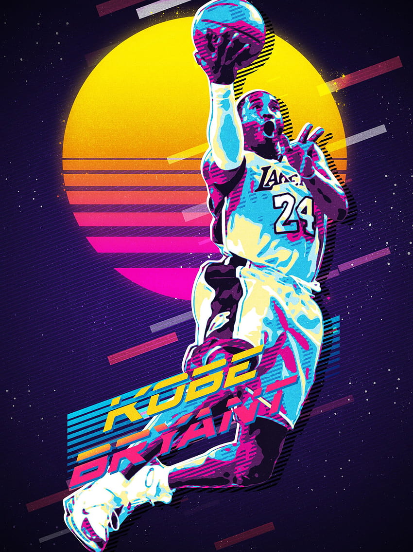 Kobe Retro in 2020 Lakers kobe Kobe bryant poster Kobe bryant [2900x4060] for your , Mobile & Tablet HD phone wallpaper