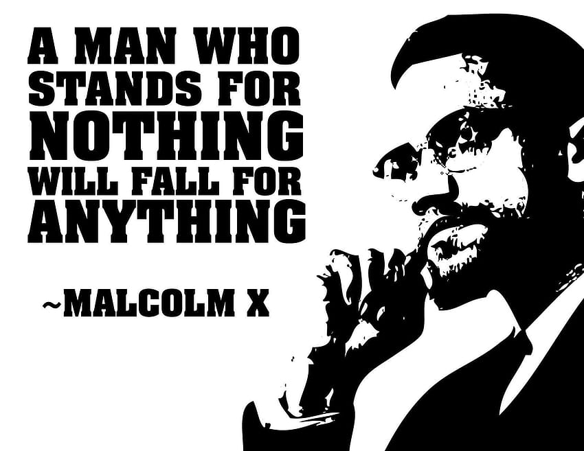 2 migliori citazioni di Malcolm X Sfondo HD