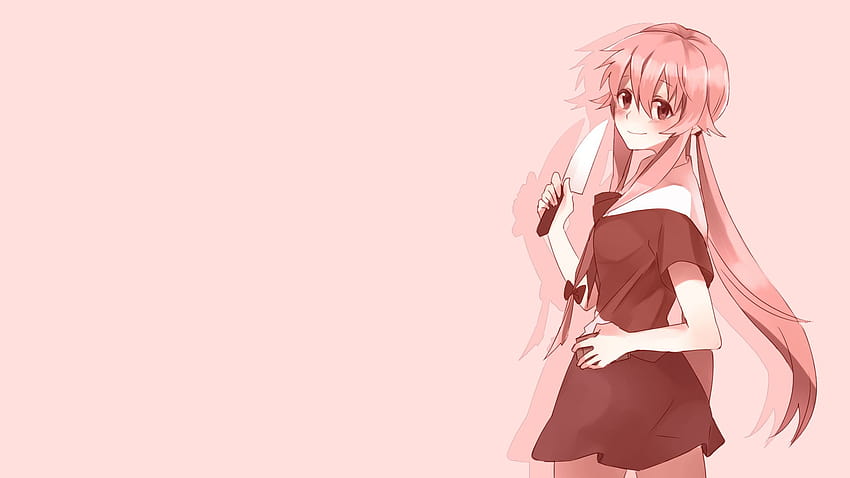 Anime Future Diary Yuno Gasai Long Pink Cosplay Wigs – Cosplay Clans