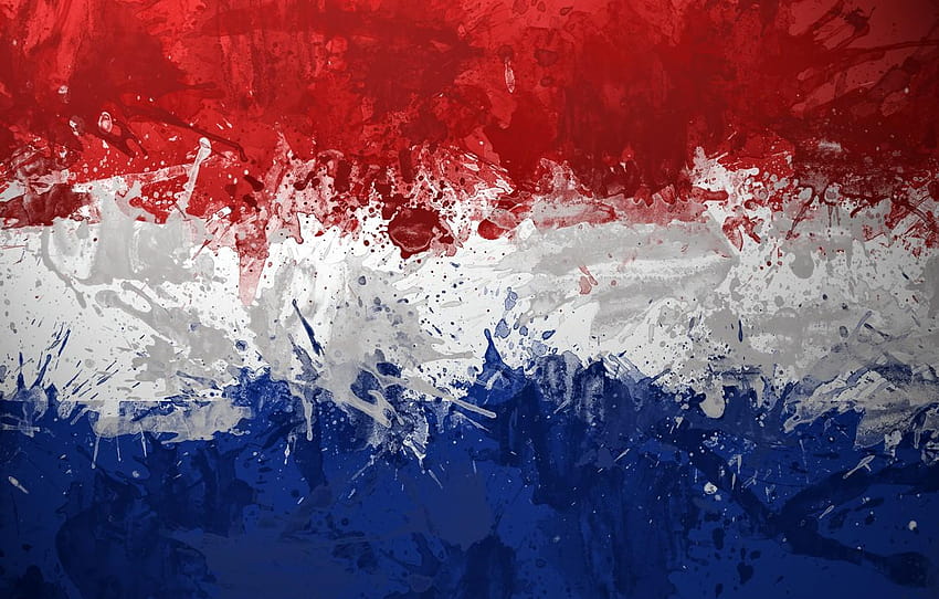 флаг, Холандия, Холандия, Холандия, Холандия, The, флаг на Холандия HD тапет