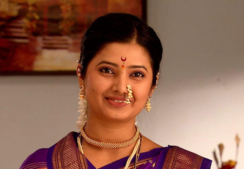 Prajacta Mali Marathi Movie Actress, prajakta mali HD wallpaper