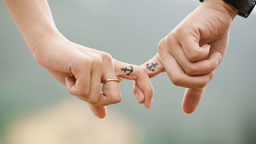 3840x2160 love, hands, romance, tattoos, couple, anchor u 16:9 backgrounds, romance couple HD wallpaper