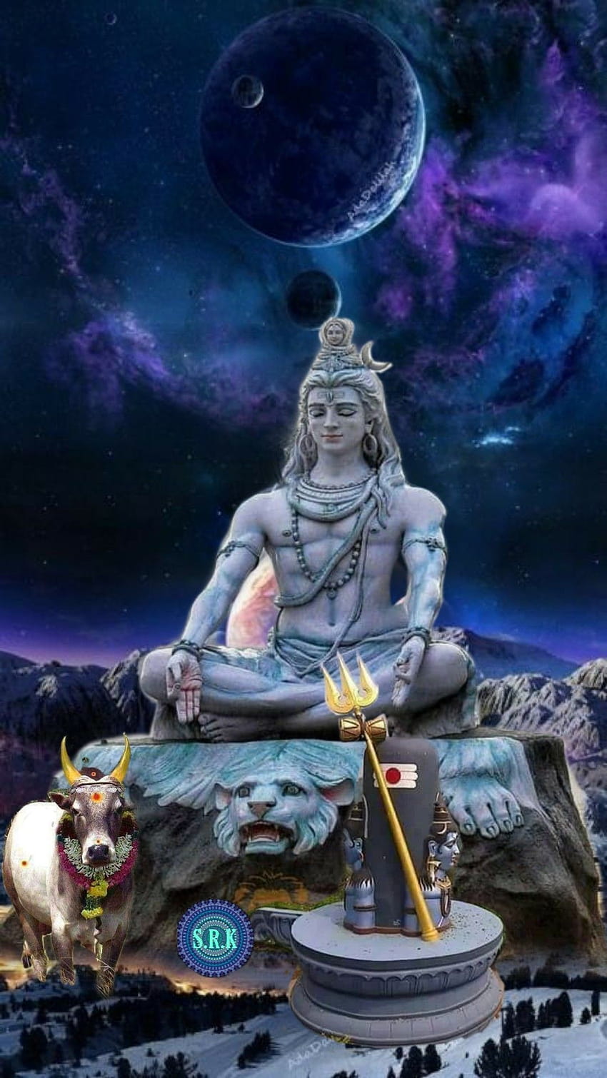 ALL YOUR DESIGN Mahadev Theme Self Adhesive Wallpaper Wall Sticker for Home  Decor, Living Room, Bedroom, Hall, Kids Room, Play Room (2021-Mahadev-pt01-01-3x4Ft)  : Amazon.in: Home Improvement