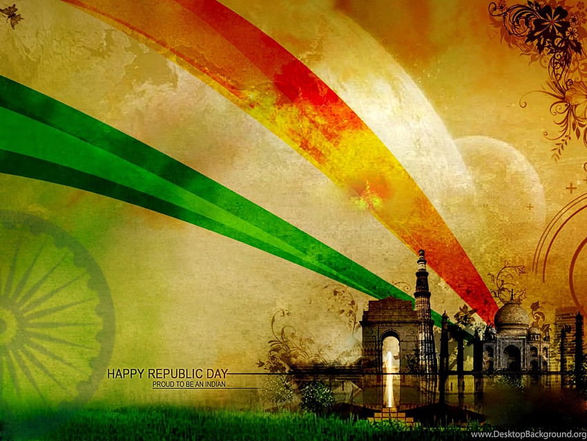 25 Beautiful Happy Republic Day Wishes And Backgrounds, republic day full screen HD wallpaper