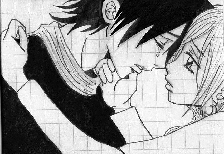 Anime Sad Couple Drawing, couple sketch anime sads HD wallpaper | Pxfuel