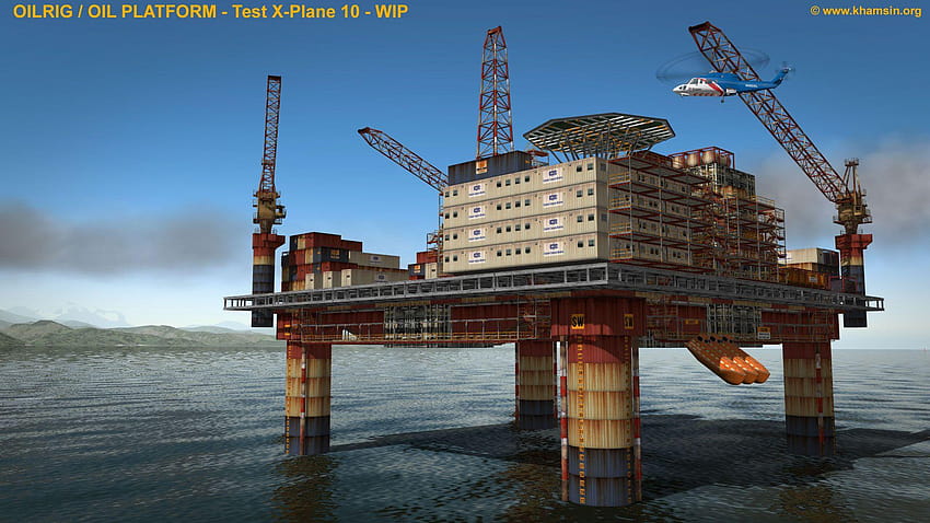 Oil rig / Oil platform, rigs HD wallpaper