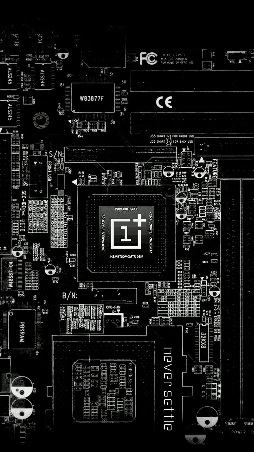 Chip OnePlus, logo OnePlus Tapeta na telefon HD