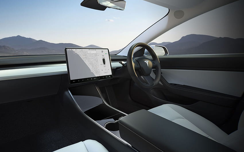 Tesla model 3 inside HD wallpaper | Pxfuel