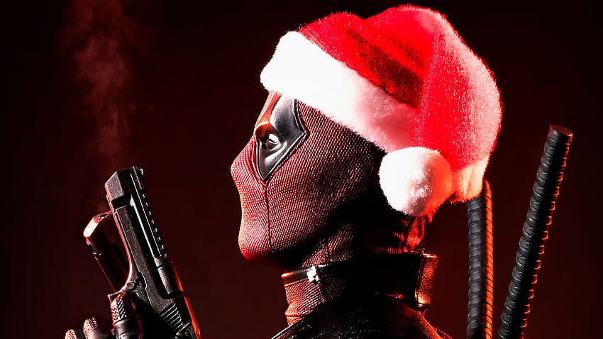 Deadpool XMAS superheroes , christmas pixel HD wallpaper